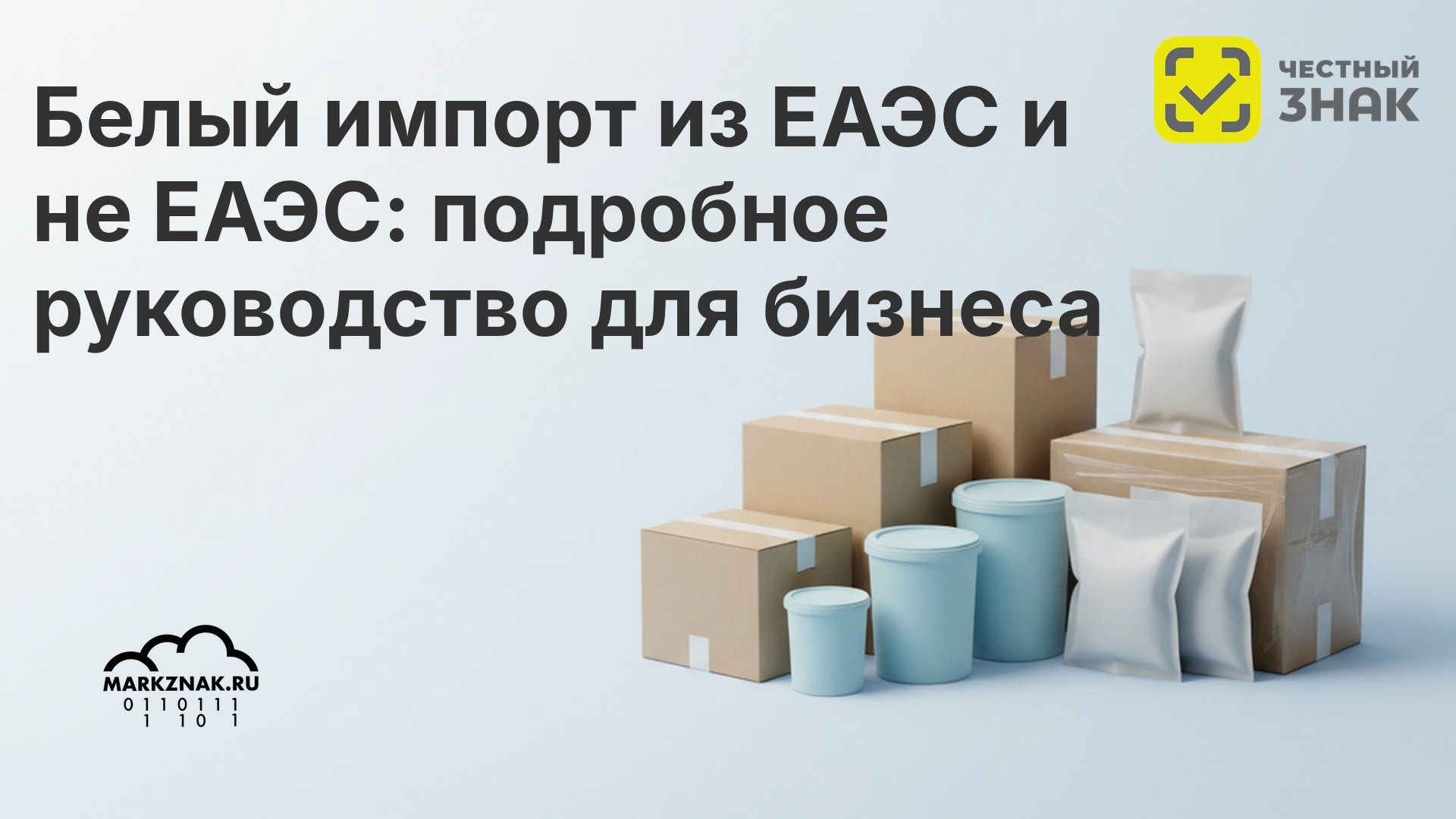 Белый импорт из ЕАЭС и не ЕАЭС: подробное руководство для бизнеса