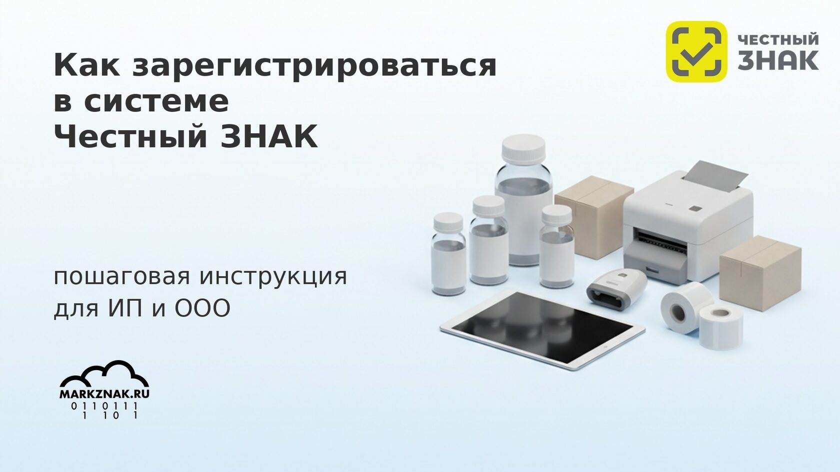 Регистрация в системе Честный знак: пошаговая инструкция для ИП и ООО, работа с кодами.