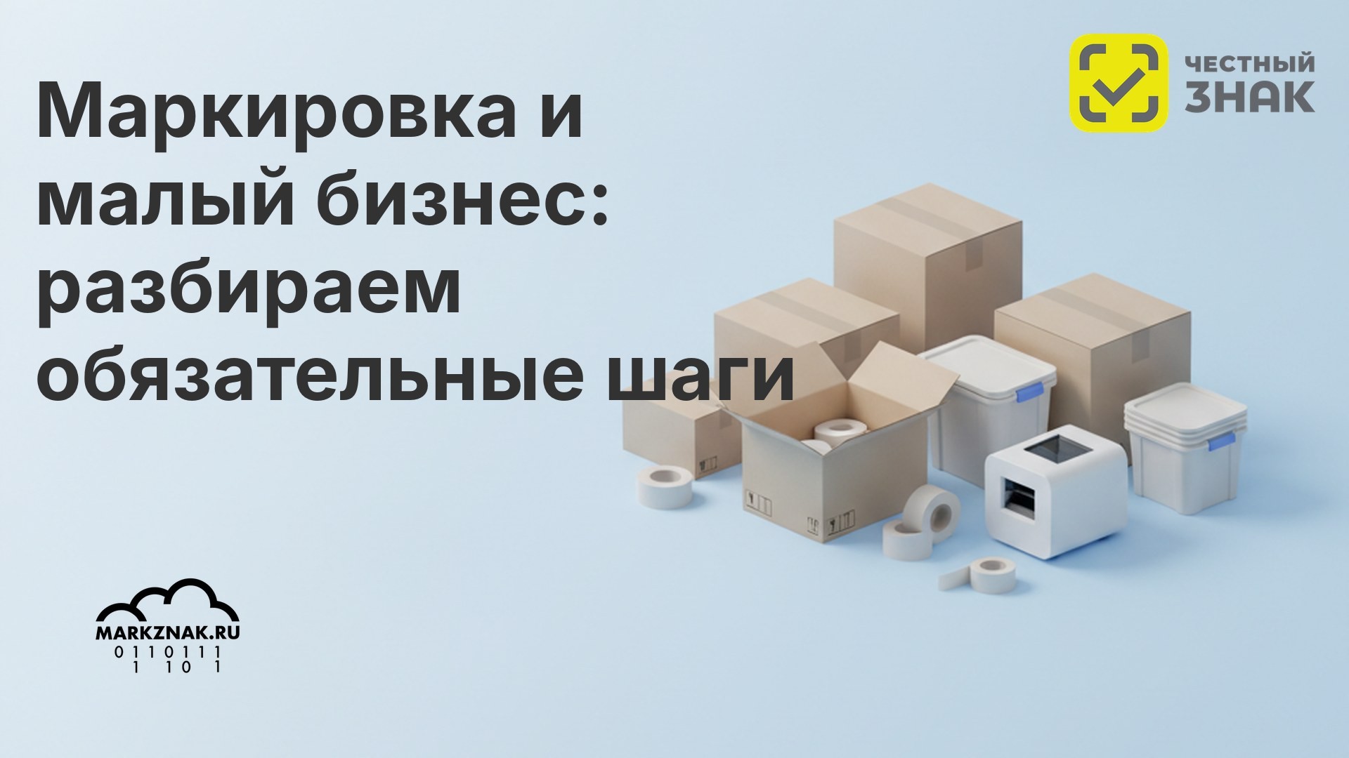 Маркировка и малый бизнес: разбираем обязательные шаги